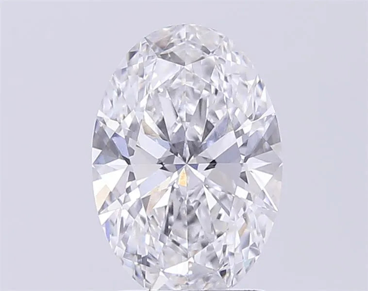 2.50ct Oval Lab Grown Diamond (Colour E, Clarity VVS2, IGI Certified)
