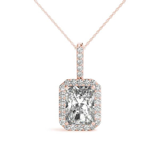 Valentina Halo Pendant, product view 2 | Southern Star Diamonds