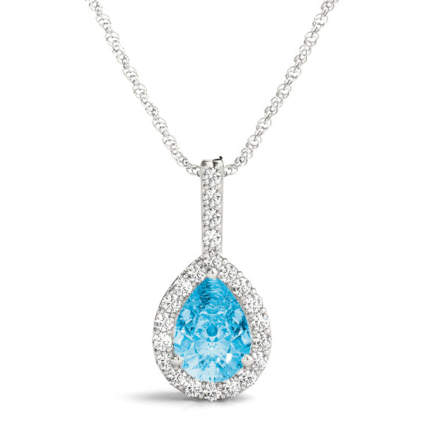 Norrie Halo Pendant, product view 3 | Southern Star Diamonds
