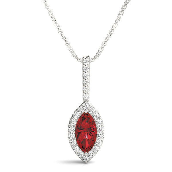 Wattle Halo Pendant, product view 3 | Southern Star Diamonds