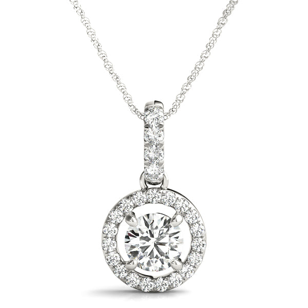 Sturt Halo Pendant, product view 3 | Southern Star Diamonds