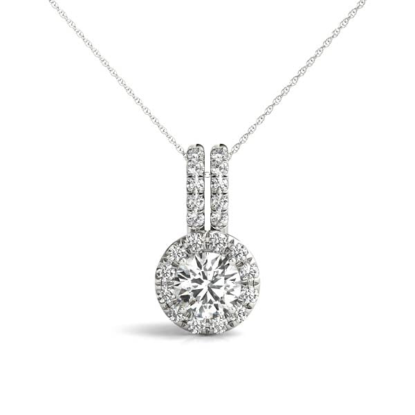 Rosalind Halo Pendant, product view 3 | Southern Star Diamonds