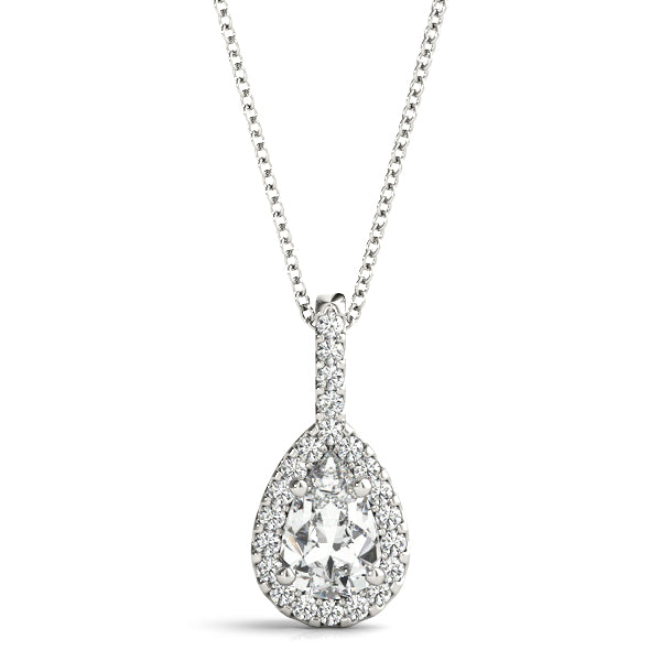 Hibiscus Halo Pendant, product view 3 | Southern Star Diamonds