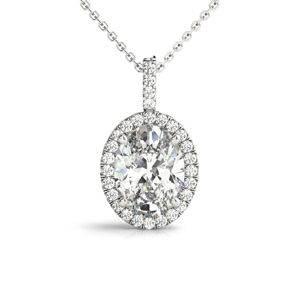 Cossington Halo Pendant, product view 3 | Southern Star Diamonds