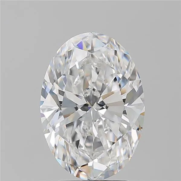 4.10ct Oval Natural Diamond (Colour E, Clarity IF, GIA Certified)