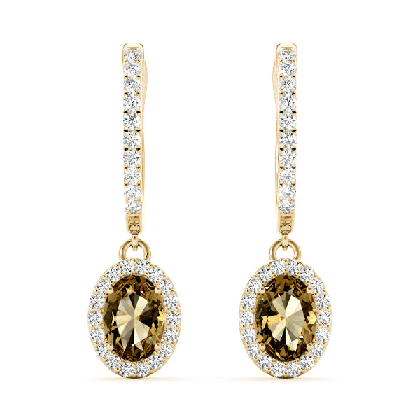 Calypso Halo Earrings, product view 3 | Southern Star Diamonds