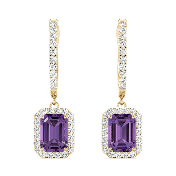 Jasmine Halo Earrings, product view 3 | Southern Star Diamonds
