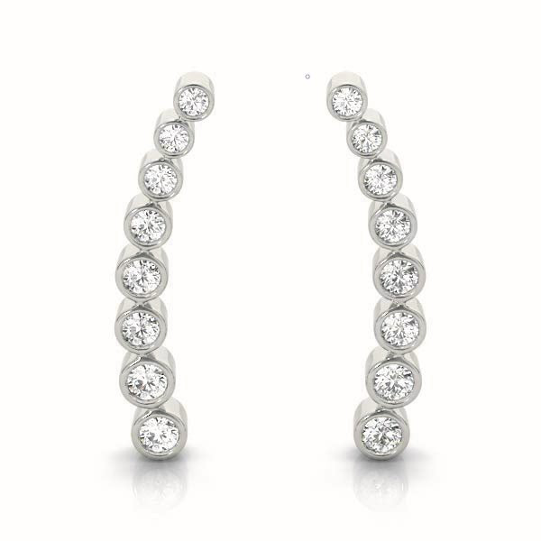 Whiteley Ear Climbers, product view 3 | Southern Star Diamonds