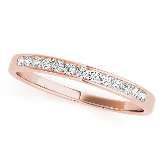 Scaevola Channel Set Wedding Band, product view 2 | Southern Star Diamonds