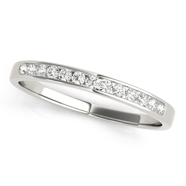 Scaevola Channel Set Wedding Band, product view 3 | Southern Star Diamonds
