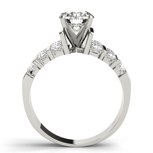 Fingerlime Multirow Engagement Ring - Side