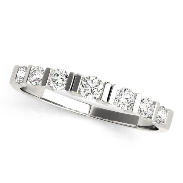Preston Bar Set Wedding Band, product view 3 | Southern Star Diamonds