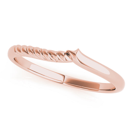 Tucker Curved Wedding Band, product view 2 | Southern Star Diamonds
