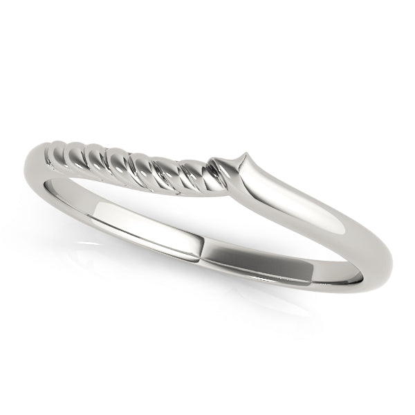 Tucker Curved Wedding Band, product view 3 | Southern Star Diamonds