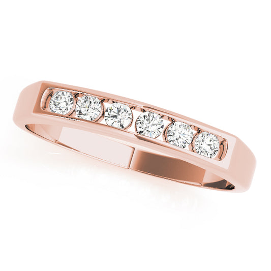 Crowea Channel Set Wedding Band, product view 2 | Southern Star Diamonds