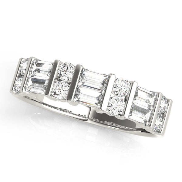 Blackman Baguette Wedding Band, product view 3 | Southern Star Diamonds