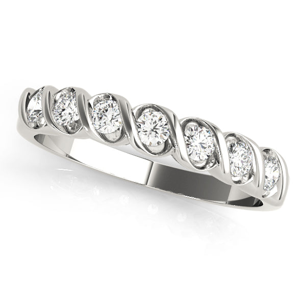 Olsen S-Curve Wedding Band, product view 3 | Southern Star Diamonds