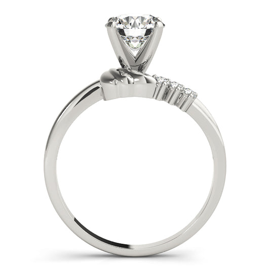 Macrozamia Unique Engagement Ring - Side
