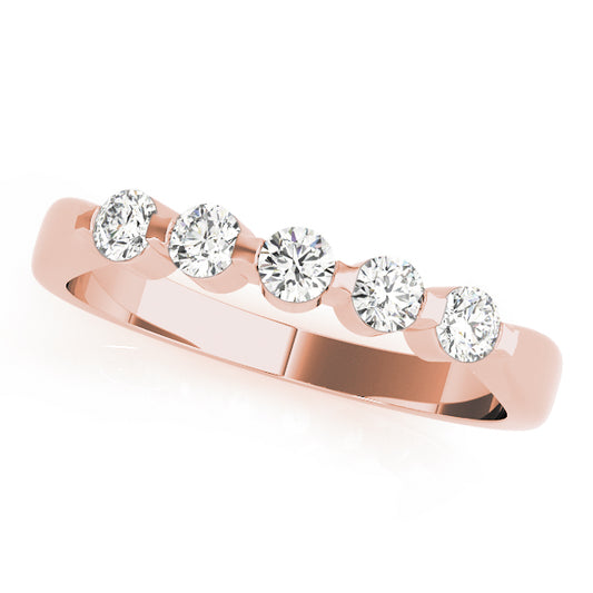 Vivienne Bar Set Wedding Band, product view 2 | Southern Star Diamonds