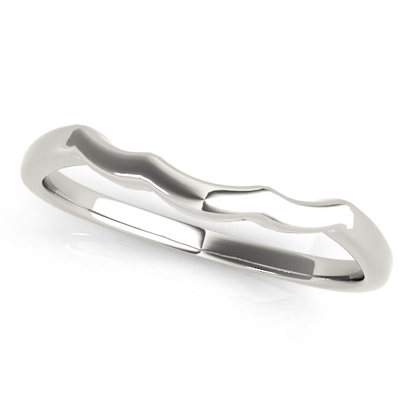 Oleander Gold Wedding Band, product view 3 | Southern Star Diamonds