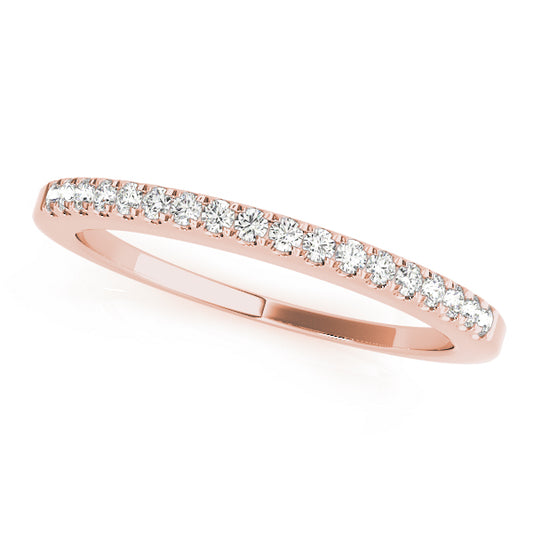 Brack Prong Set Wedding Band, product view 2 | Southern Star Diamonds