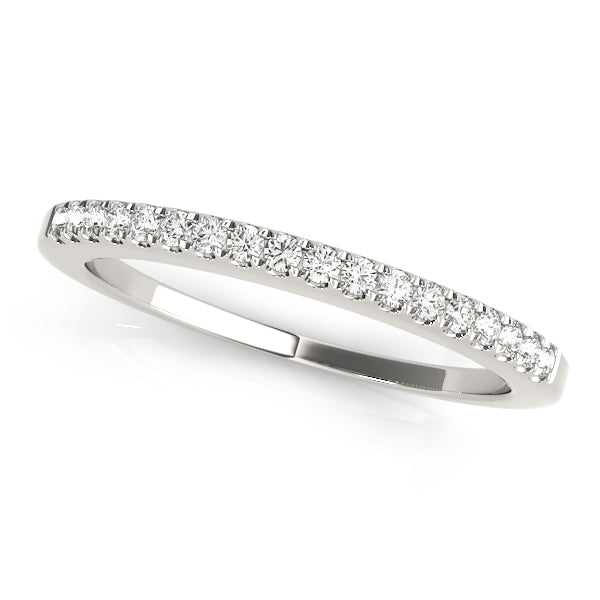 Brack Prong Set Wedding Band, product view 3 | Southern Star Diamonds