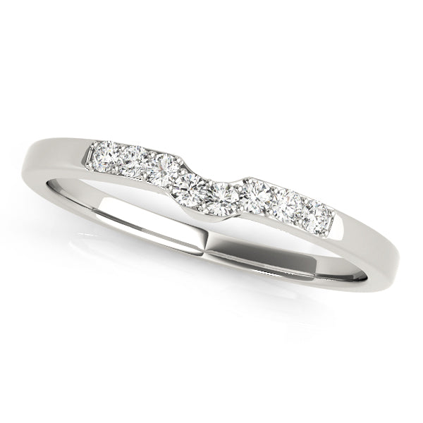Leptospermum Curved Wedding Band, product view 3 | Southern Star Diamonds