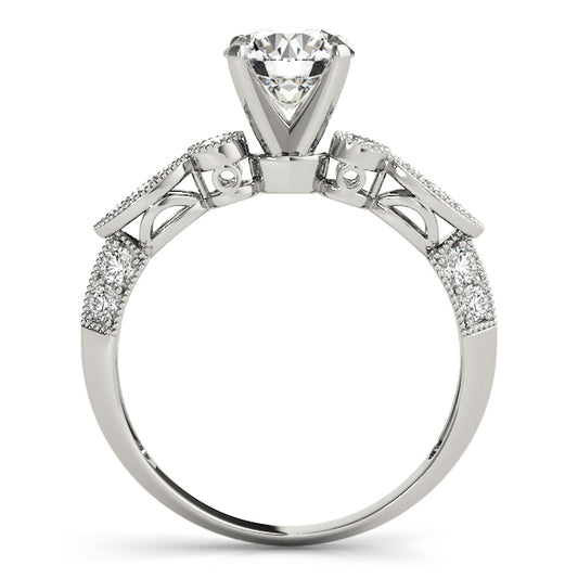 Quassia Multirow Engagement Ring - Side