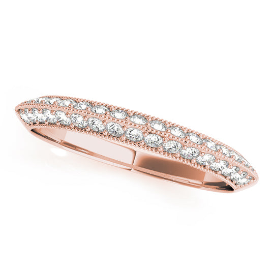 Gleeson Prong Set Wedding Band, product view 2 | Southern Star Diamonds