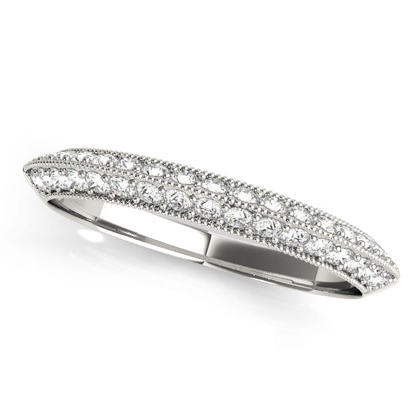 Gleeson Prong Set Wedding Band, product view 3 | Southern Star Diamonds
