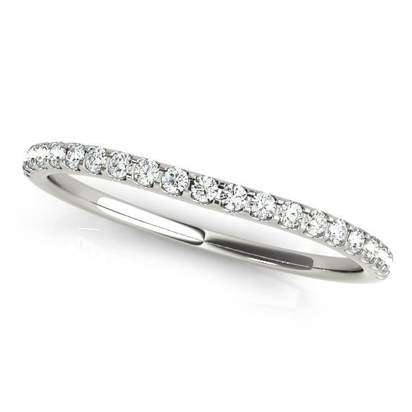 Arkley Prong Set Wedding Band, product view 3 | Southern Star Diamonds