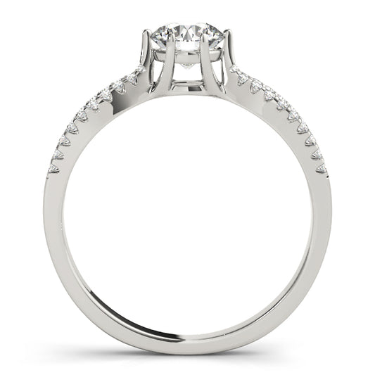 Stenocarpus Multirow Engagement Ring - Side