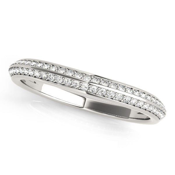 Genevieve Curved Wedding Band, product view 3 | Southern Star Diamonds