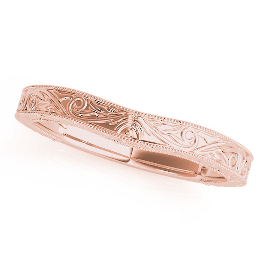 Storrier Curved Wedding Band, product view 2 | Southern Star Diamonds