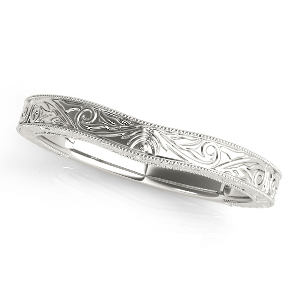 Storrier Curved Wedding Band, product view 3 | Southern Star Diamonds