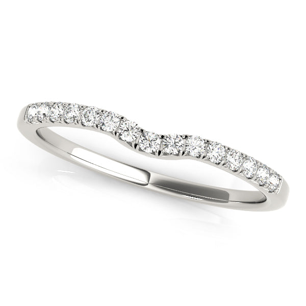 Dickerson Curved Wedding Band, product view 3 | Southern Star Diamonds
