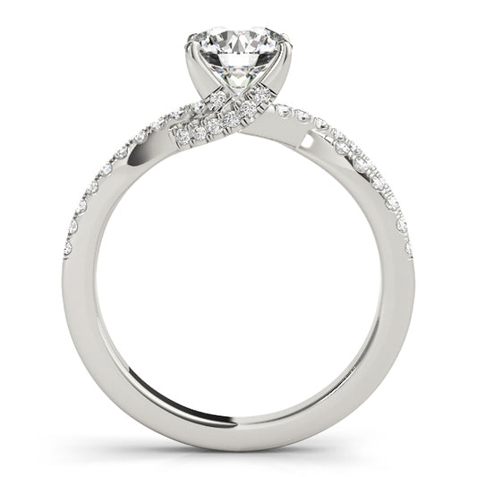 Yellowood Multirow Engagement Ring - Side