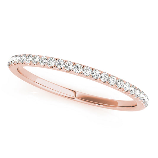 Ophelia Prong Set Wedding Band, product view 2 | Southern Star Diamonds