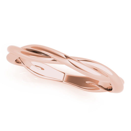 Iris Twisted Wedding Band, product view 2 | Southern Star Diamonds