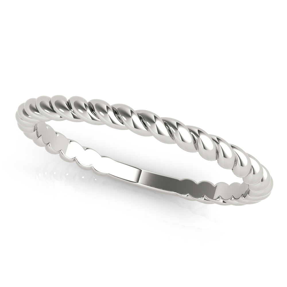 Anemone Twisted Wedding Band, product view 3 | Southern Star Diamonds