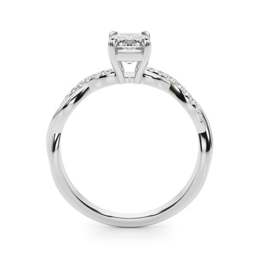 Myoporum Engagement Engagement Ring - Side