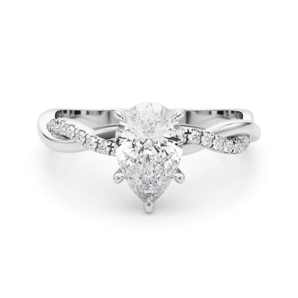 Erythrina Engagement Engagement Ring - On Set