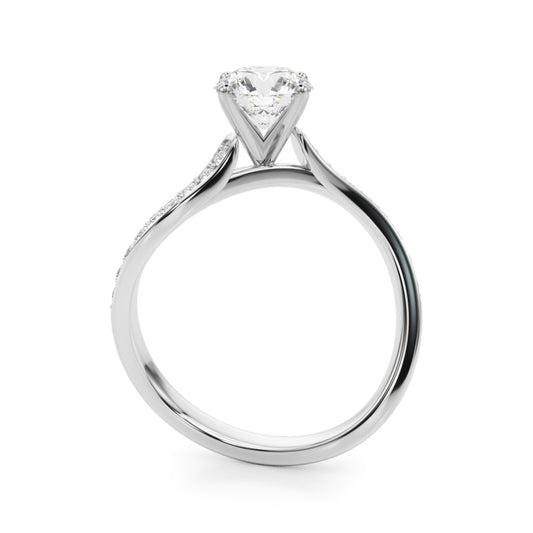 Iris Engagement Engagement Ring - Side