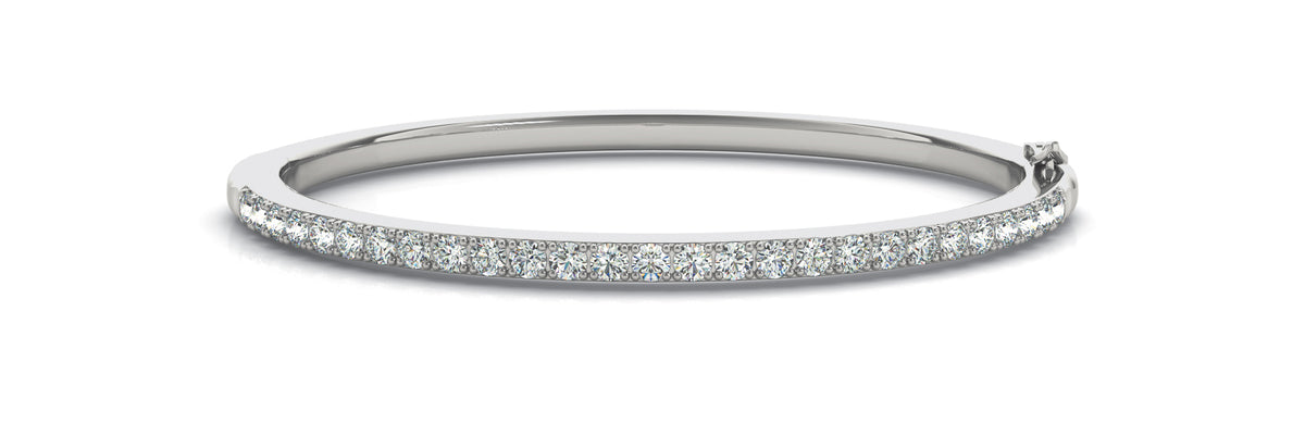 Lotus Traditional Bangle, product view 3 | Southern Star Diamonds
