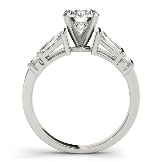 Schoenia Three Stone Engagement Ring - Side