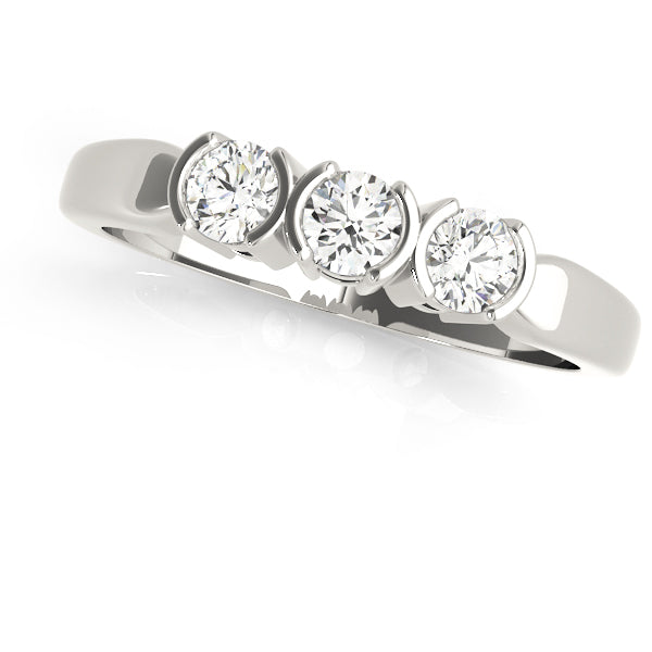 Bezel Set Diamond Wedding Band — 83660-W, product view 3 | Southern Star Diamonds