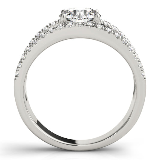 Iridomyrmex Multirow Engagement Ring - Side