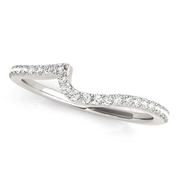 Curved Wedding Band — 84262-W, product view 3 | Southern Star Diamonds