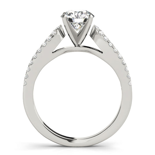 Viola Multirow Engagement Ring - Side