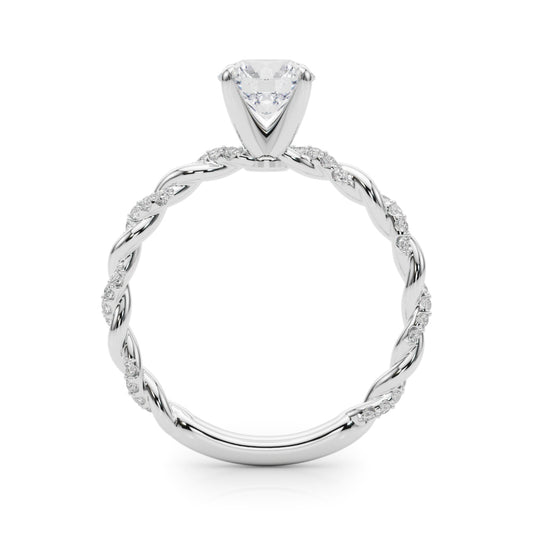 Pomaderris Unique Engagement Ring - Side